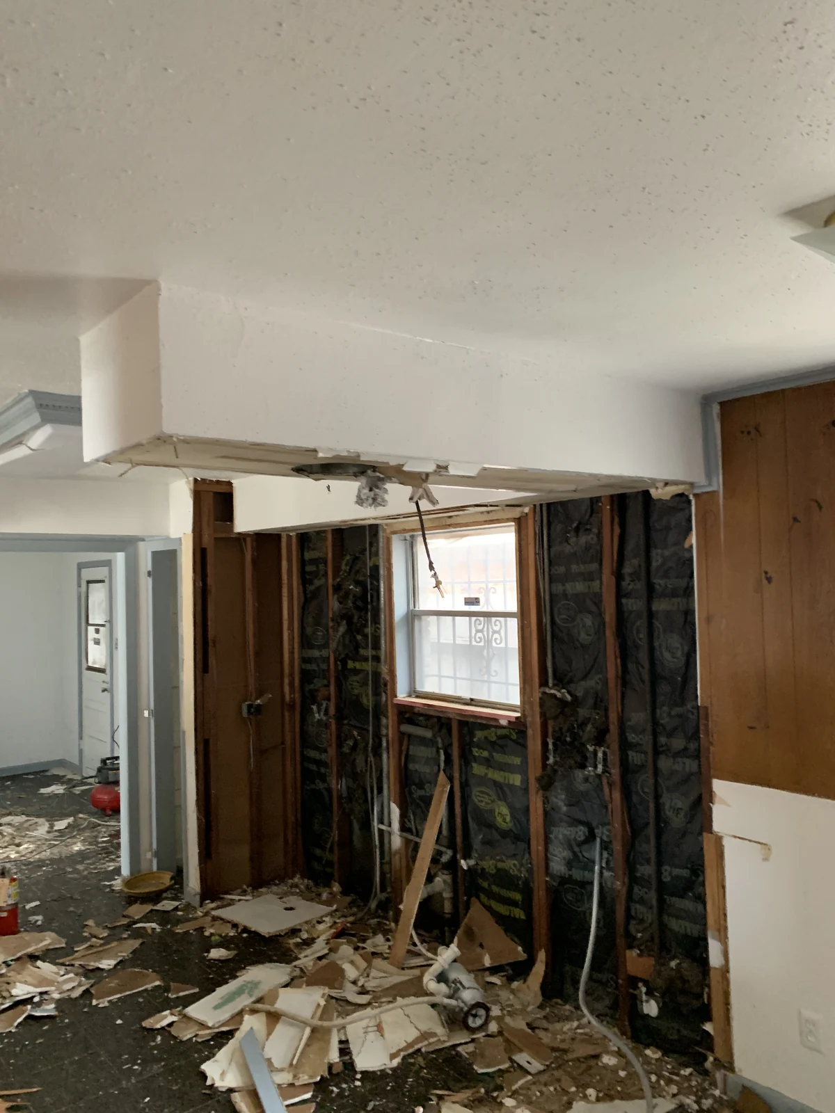 Opened wall conditions